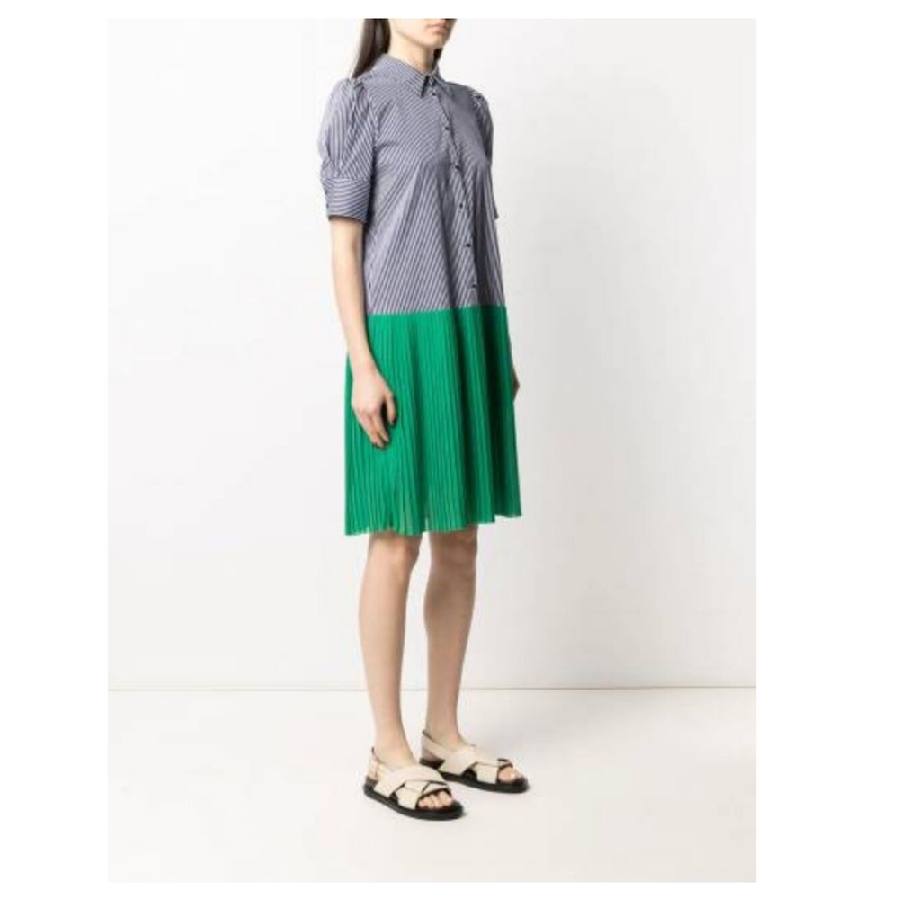 Tommy Hilfiger Dress Medium Green Blue White